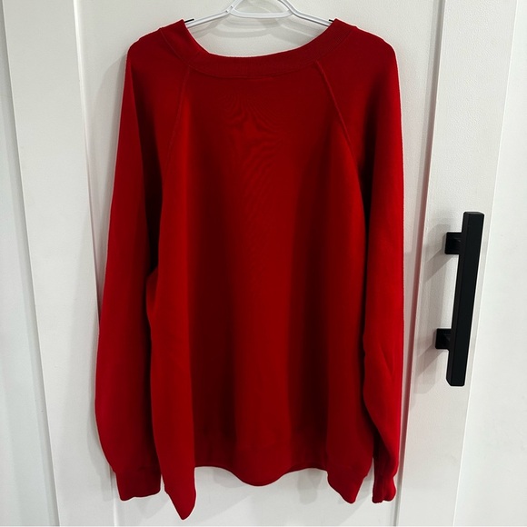 Disney Wear Vintage 80’s Mickey Italy Postage Stamp Sweatshirt 4XL MADE IN USA! - Picture 4 of 15